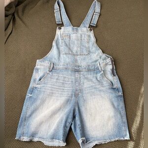 GAP Light Blue Denim Overall shorts